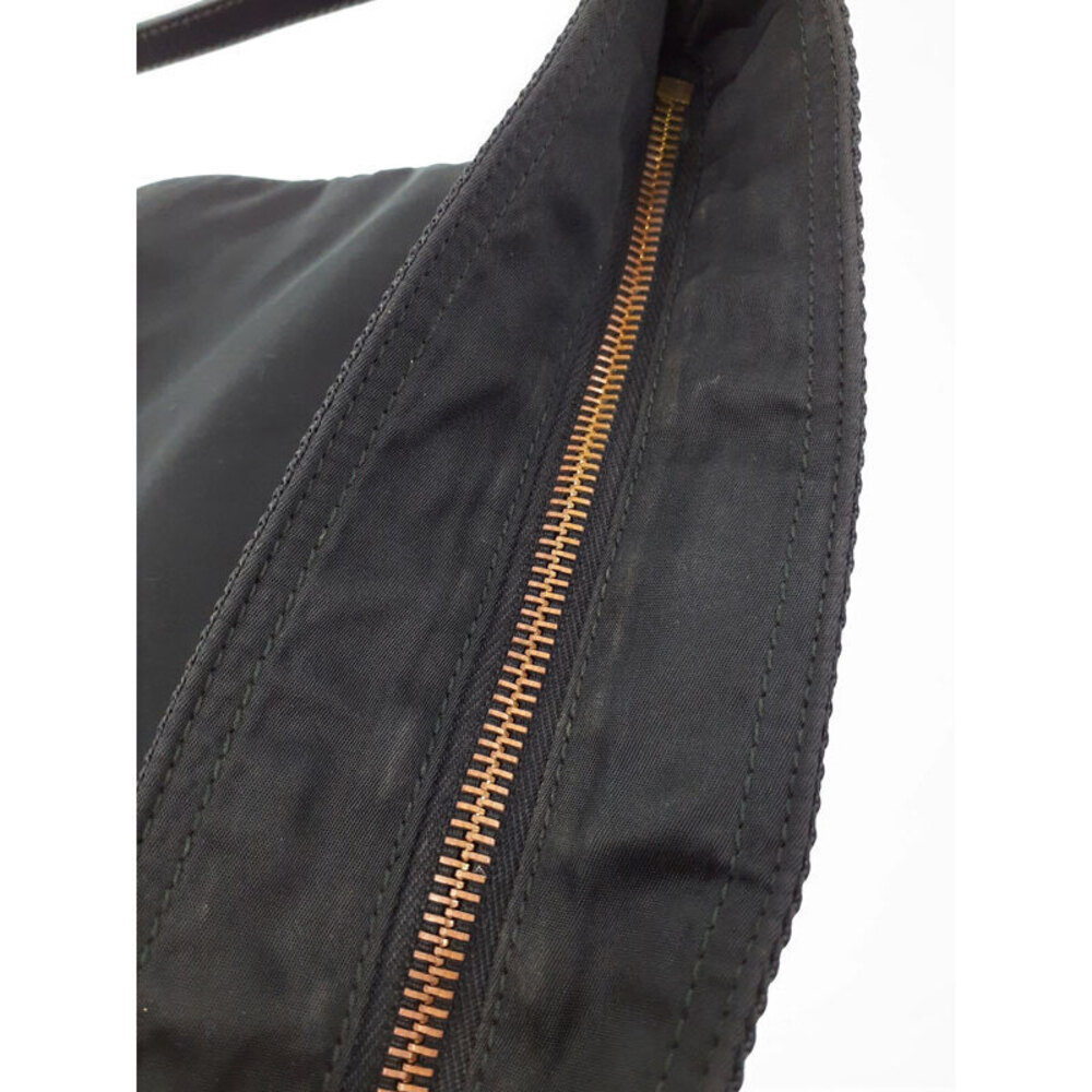 PRADA Logo Jacquard Shoulder Bag - Picture 8 of 9